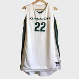 2009/10 Tatianna Thomas Oregon Ducks Game Worn Basketball Jersey