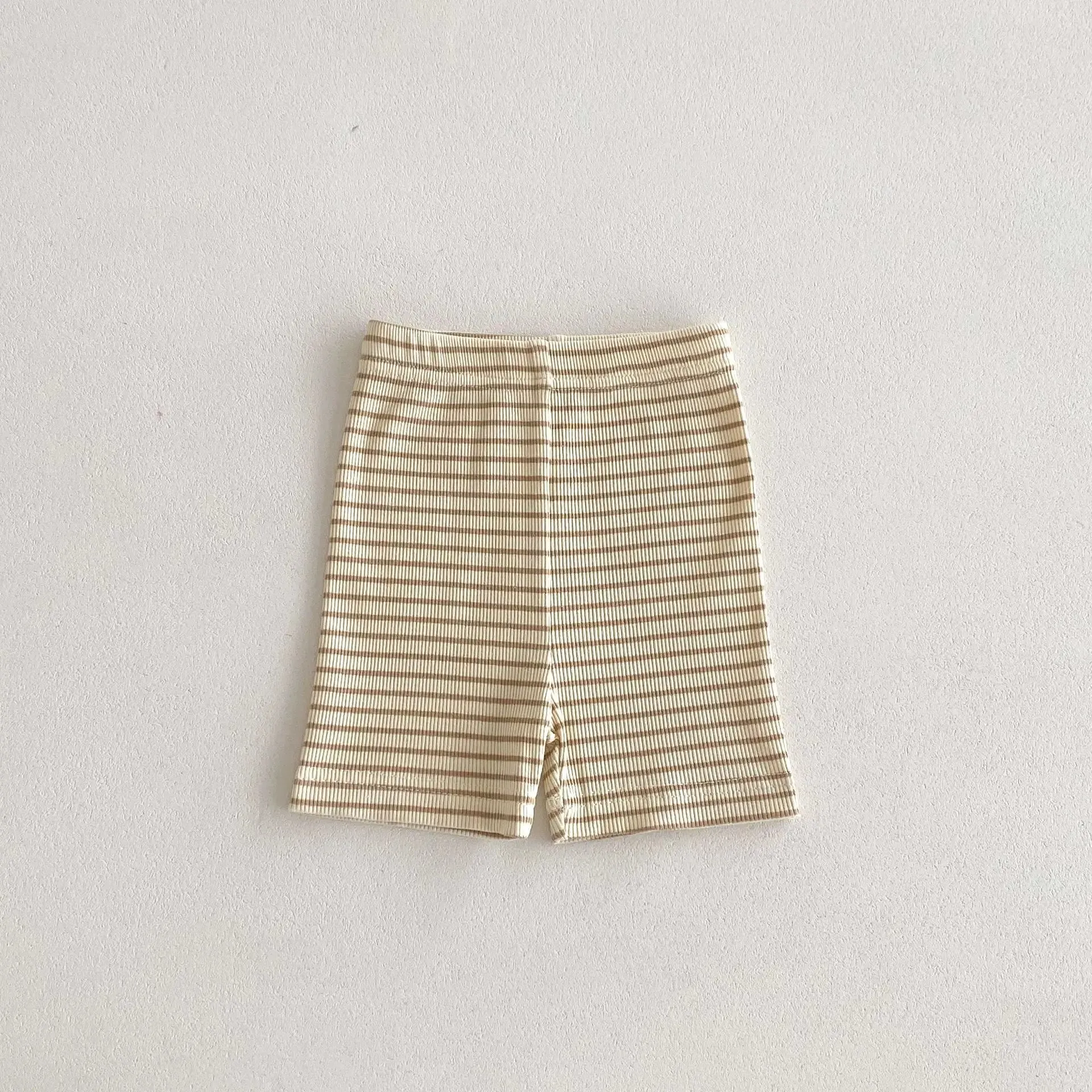 2024 Summer New Baby Cotton Shorts Children Elastic Pants Girls Safety Pants Infant Boys Striped Kids Casual Shorts