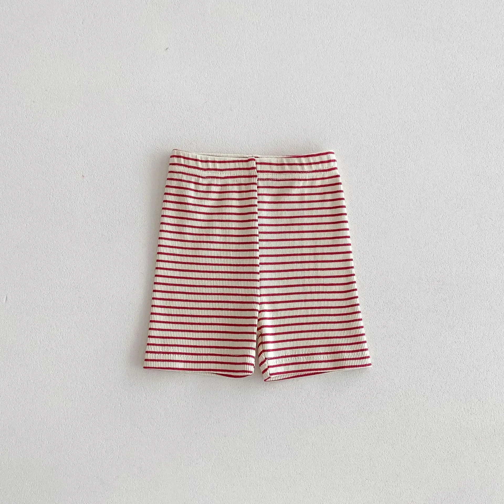 2024 Summer New Baby Cotton Shorts Children Elastic Pants Girls Safety Pants Infant Boys Striped Kids Casual Shorts