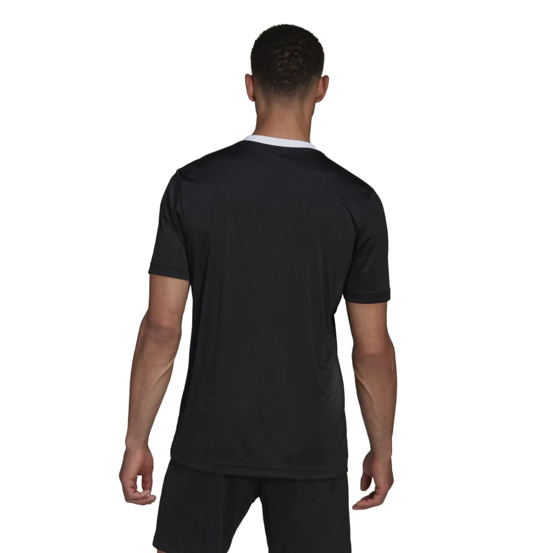 ADIDAS ENTRADA 22 MEN'S FOOTBALL JERSEY BLACK