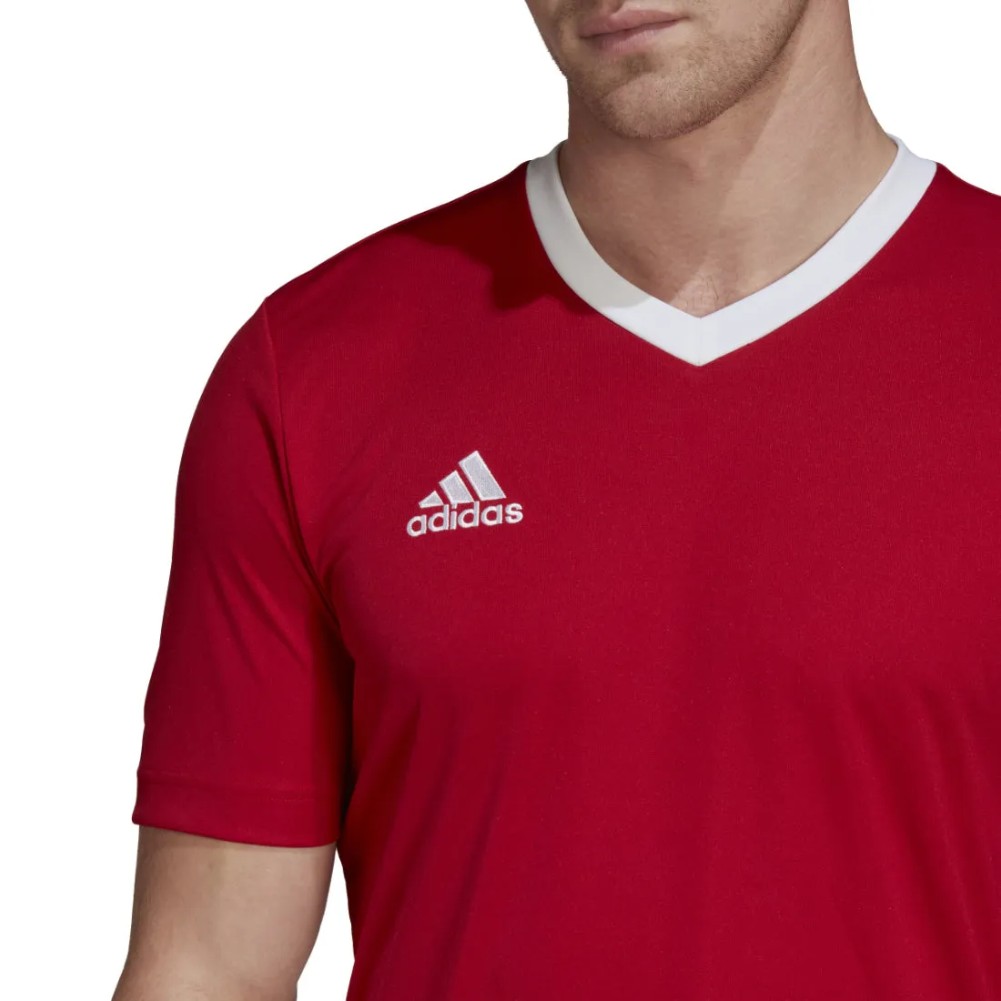 ADIDAS ENTRADA 22 MEN'S FOOTBALL JERSEY RED