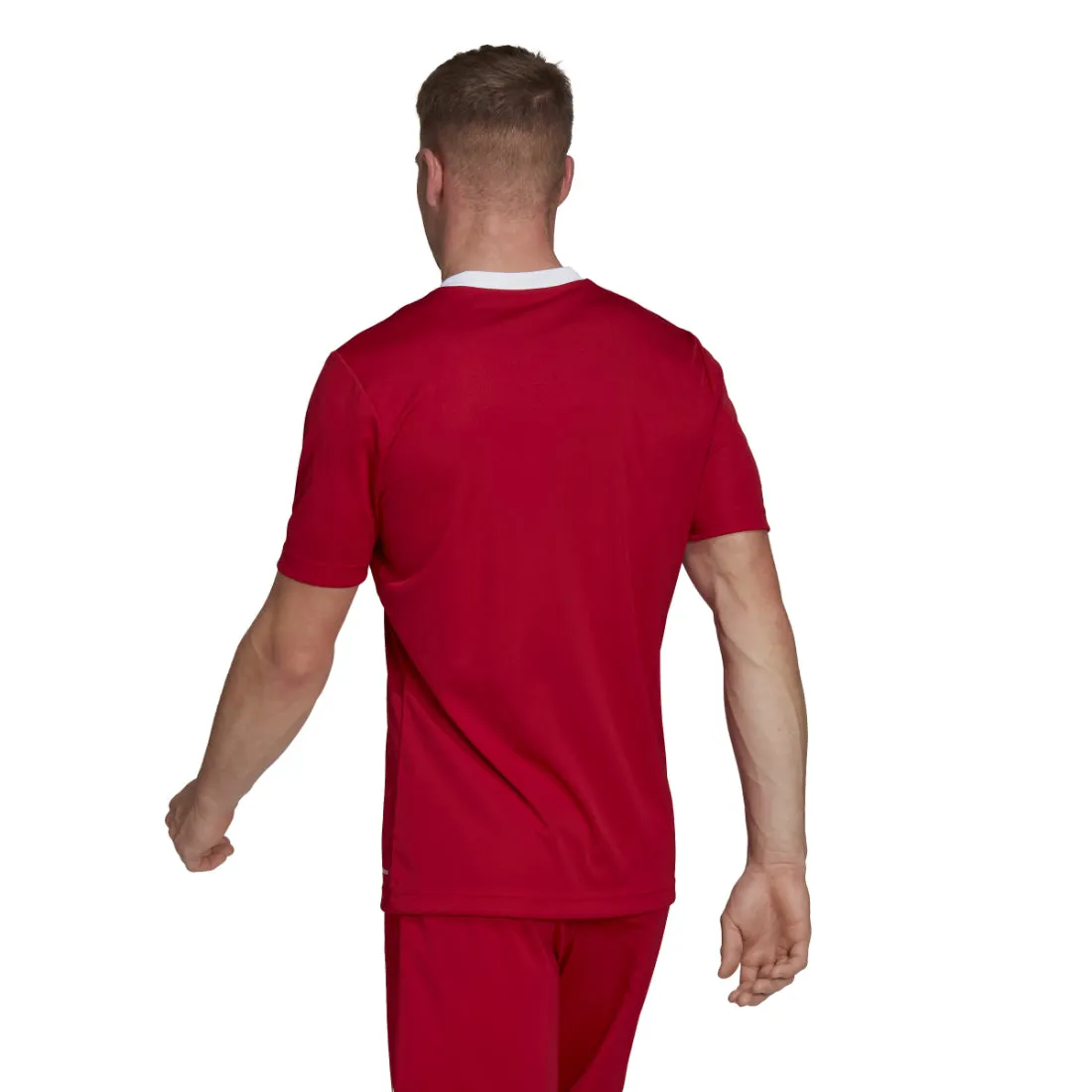 ADIDAS ENTRADA 22 MEN'S FOOTBALL JERSEY RED