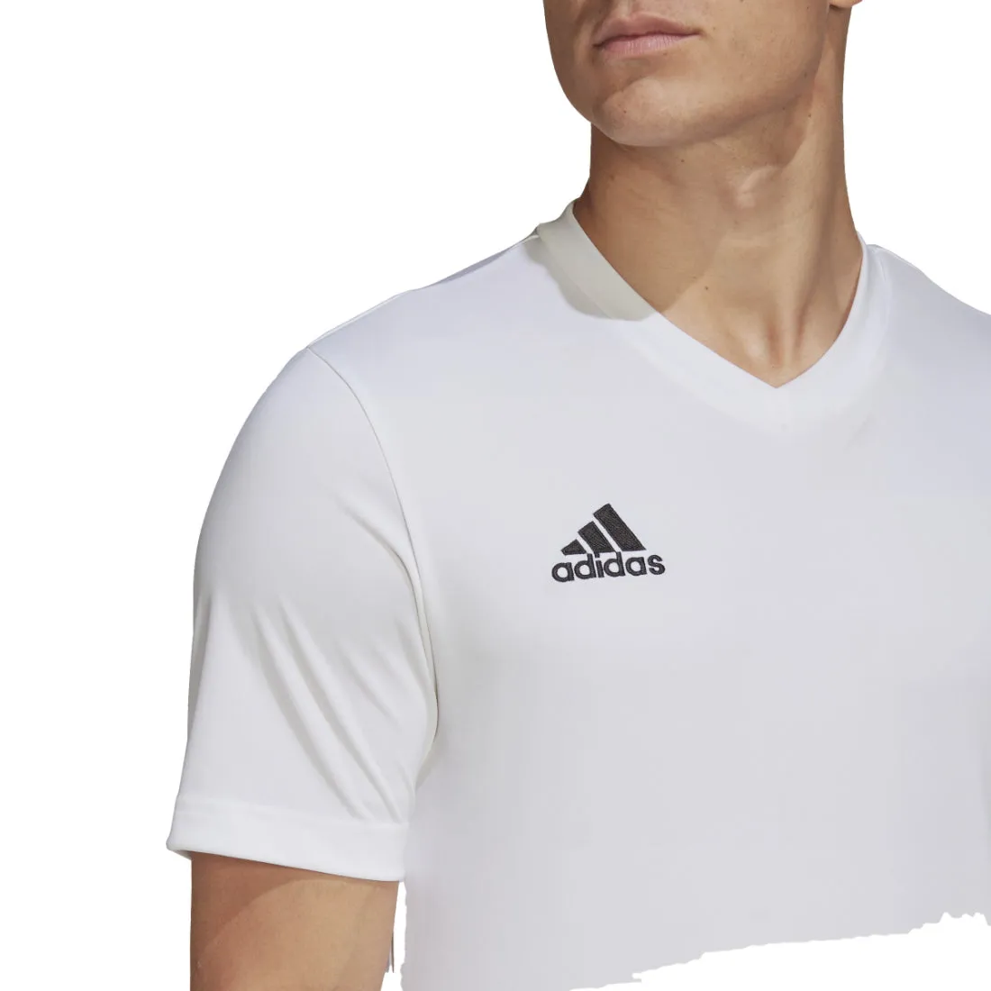 ADIDAS ENTRADA 22 MEN'S FOOTBALL JERSEY WHITE