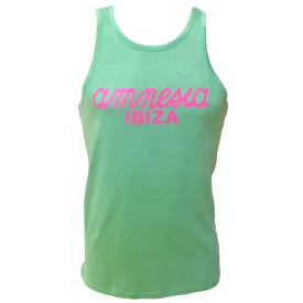 Amnesia Ibiza Classic Logo Men's Green Tank