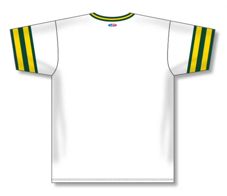 Athletic Knit (AK) Custom ZBA11-OAK6048 Oakland A's White Sublimated Baseball Jersey