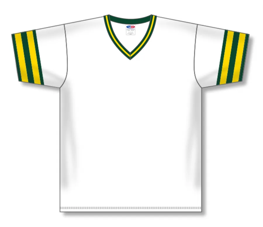 Athletic Knit (AK) Custom ZBA11-OAK6048 Oakland A's White Sublimated Baseball Jersey