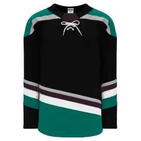 Athletic Knit (AK) H550BY-ANA496B Youth 2018 Anaheim Ducks Third Black Hockey Jersey