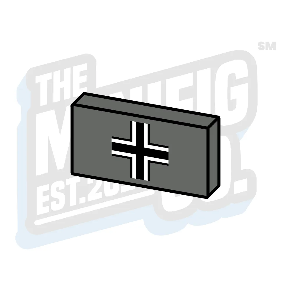 Balkenkreuz Emblem Tile (1x2)