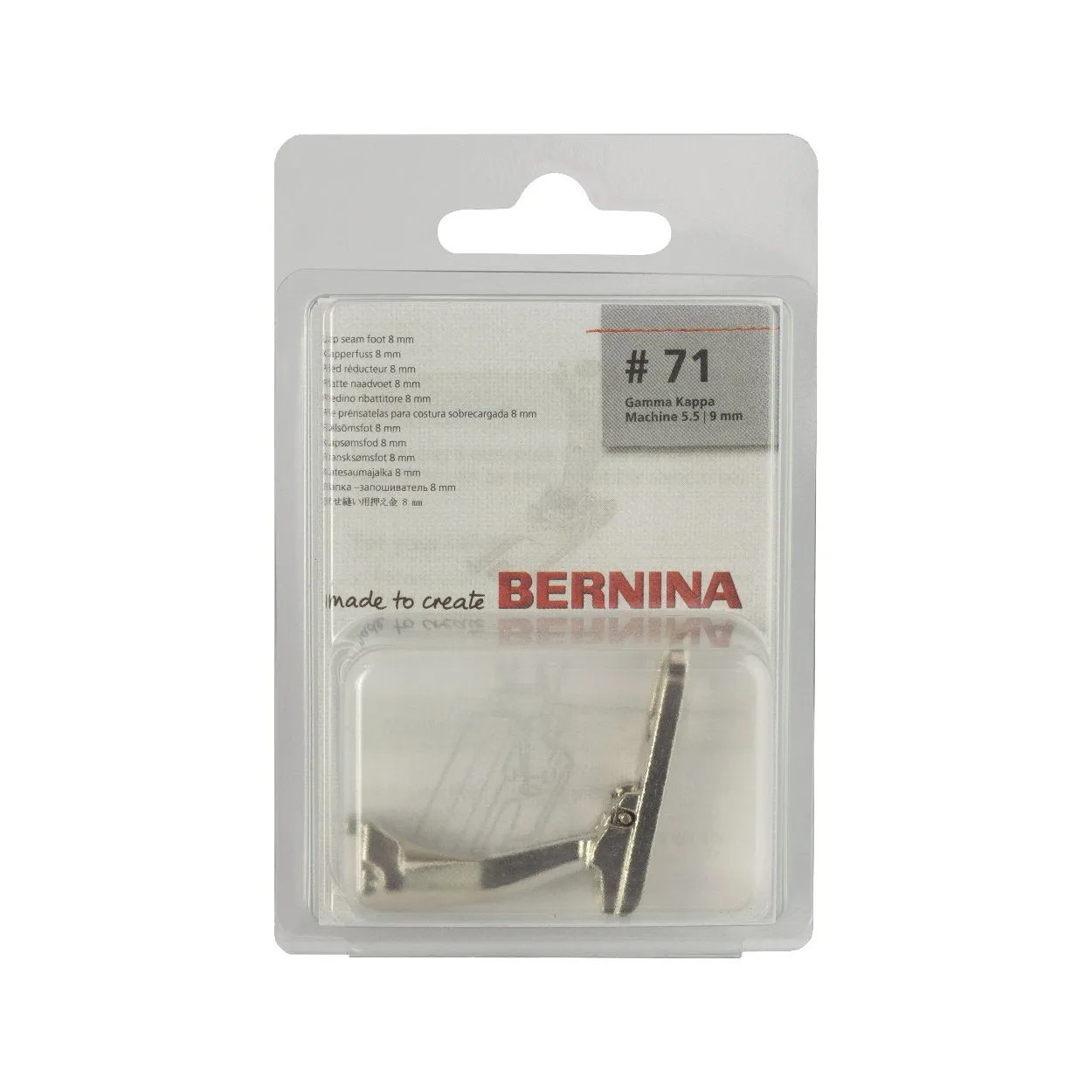 Bernina Foot 71 | 6mm Lap Seam Foot