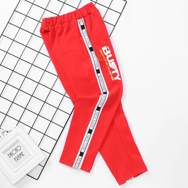 Boys Sports Pants w/Letters