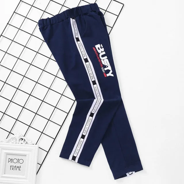 Boys Sports Pants w/Letters