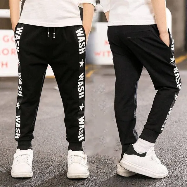 Boys Sports Pants w/Letters