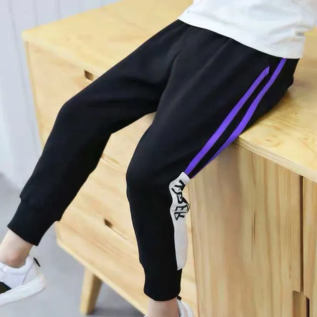 Boys Sports Pants w/Letters