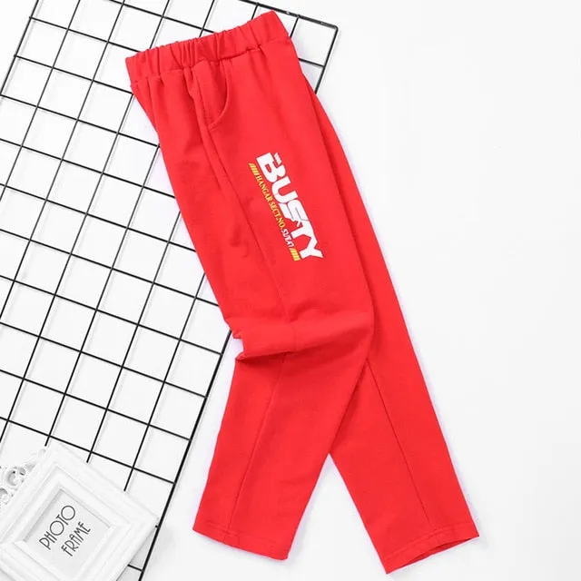 Boys Sports Pants w/Letters