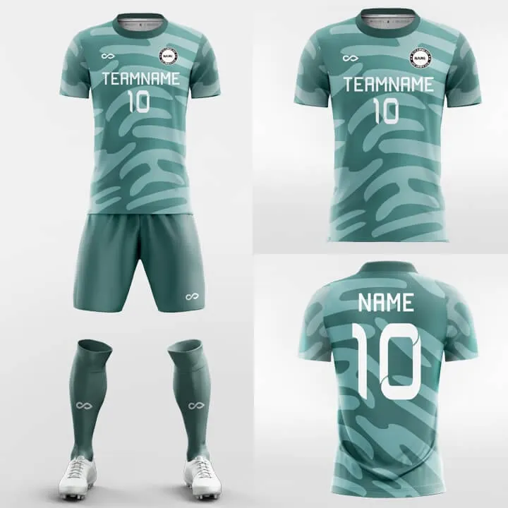 Camouflage-Custom Soccer Jerseys Kit Sublimated Design