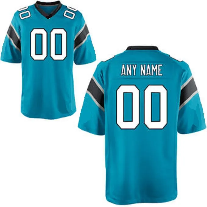 Carolina Panthers Customizable Pro Style Football Jersey