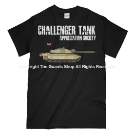 CHALLENGER TANK Appreciation Society Printed T-Shirt