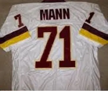 Charles Mann Washington Redskins Throwback Football Jersey