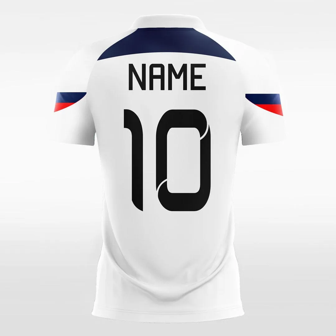 Classic White - Custom Kids Soccer Jerseys Design Raglan Sleeve