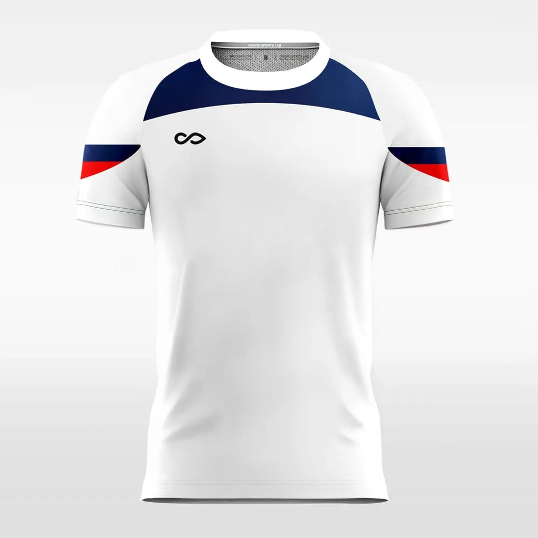 Classic White - Custom Kids Soccer Jerseys Design Raglan Sleeve