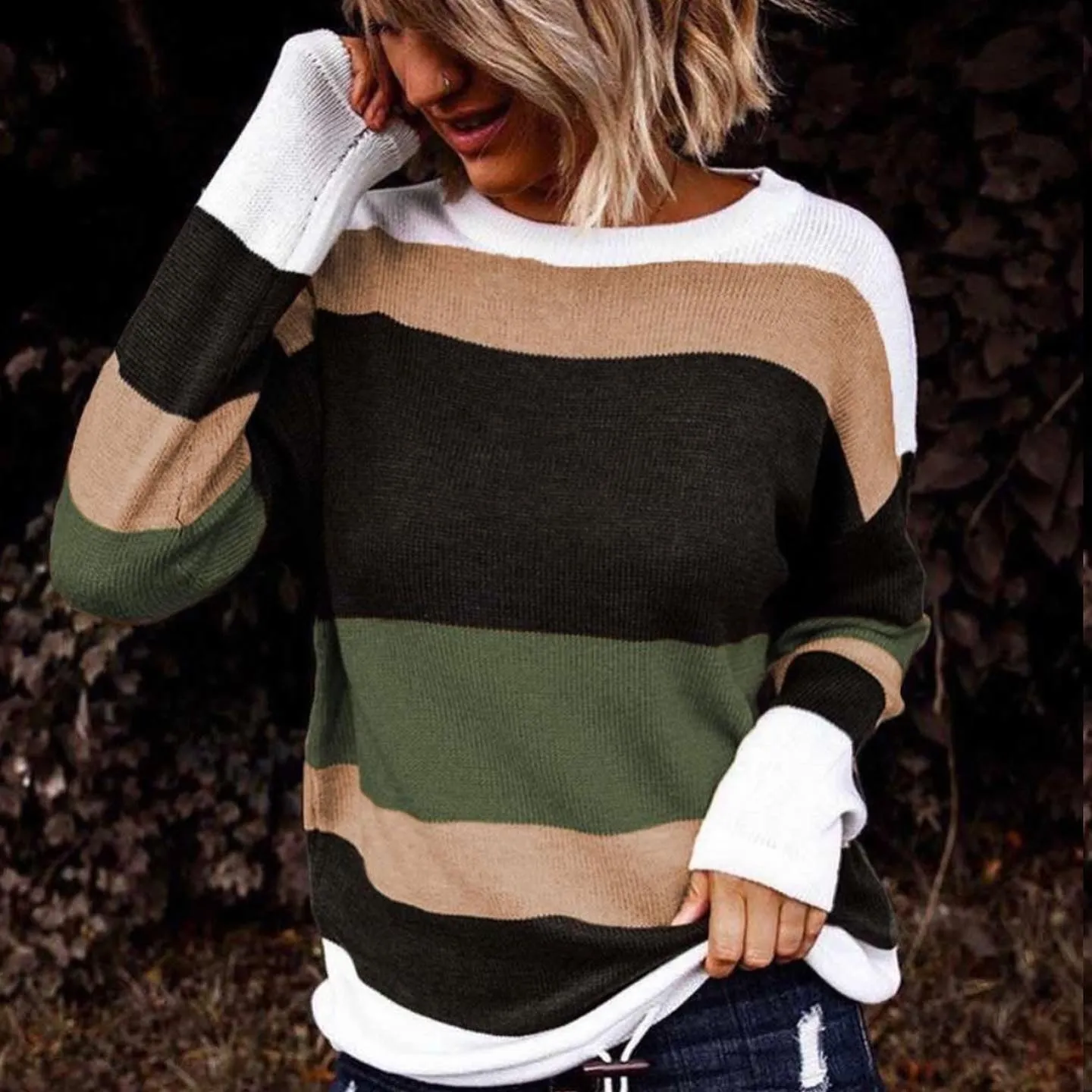 Colorblock Sweater