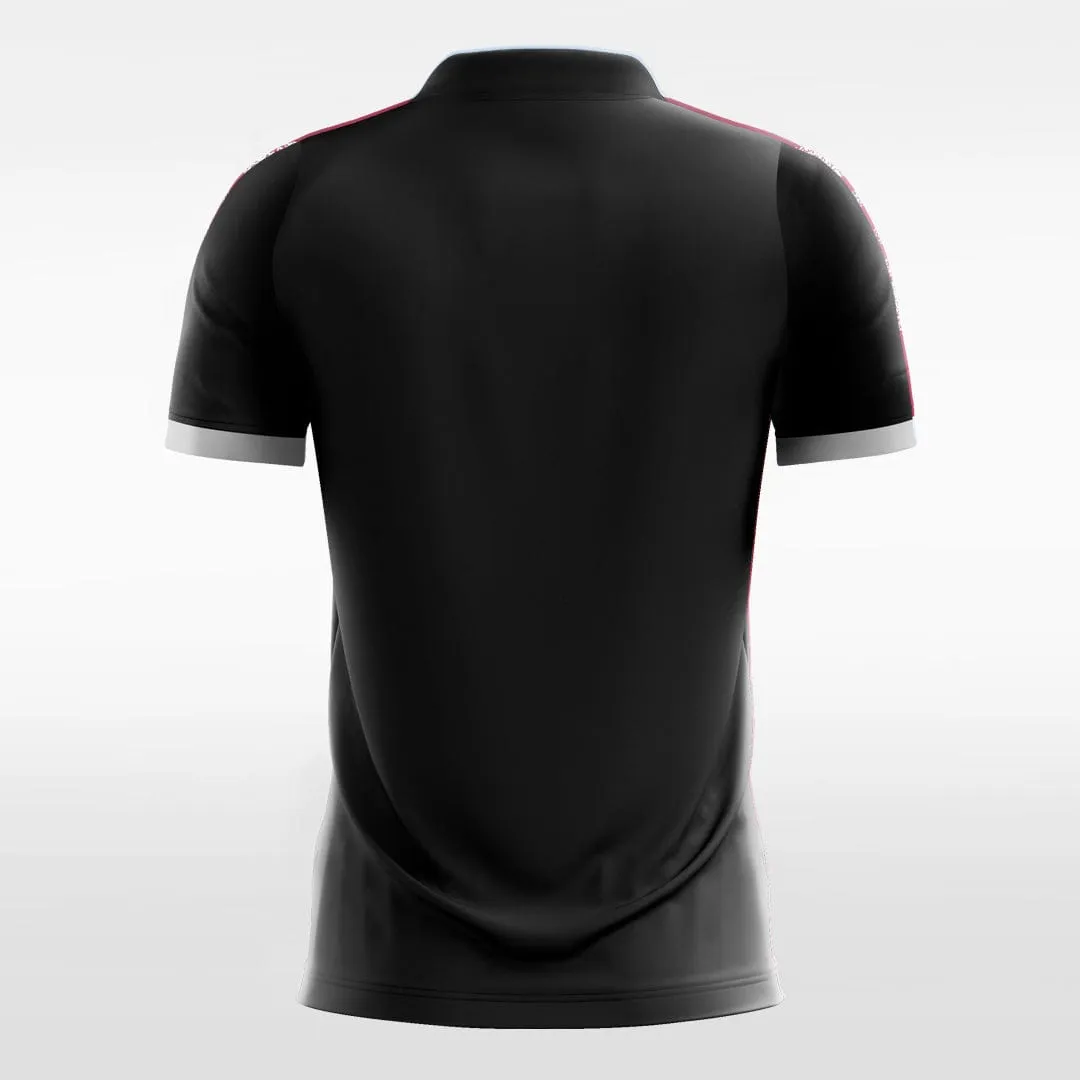 Cool Black Moire Pattern - Custom Kids Soccer Jerseys Design