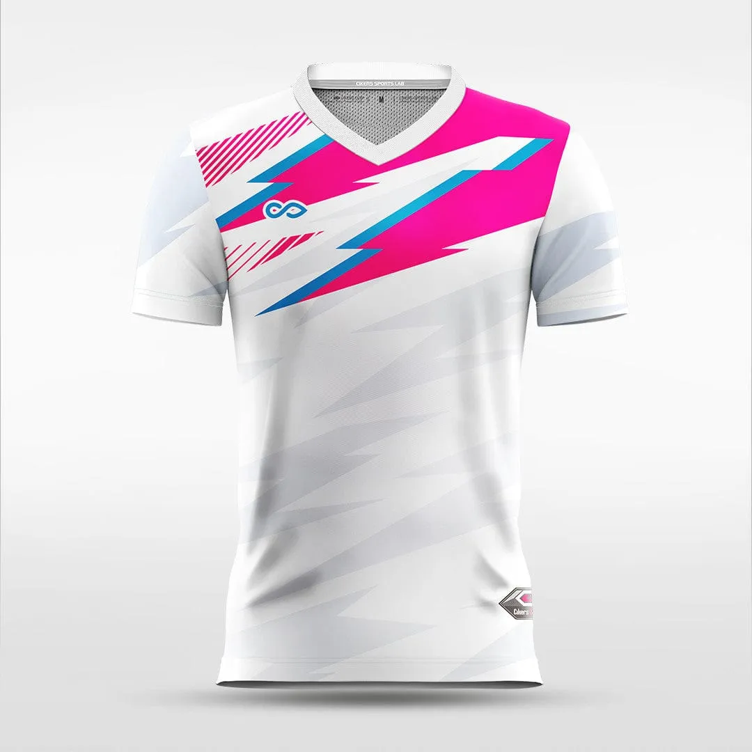 Cool Wind - Women Custom Soccer Jerseys Design Pink Sublimated