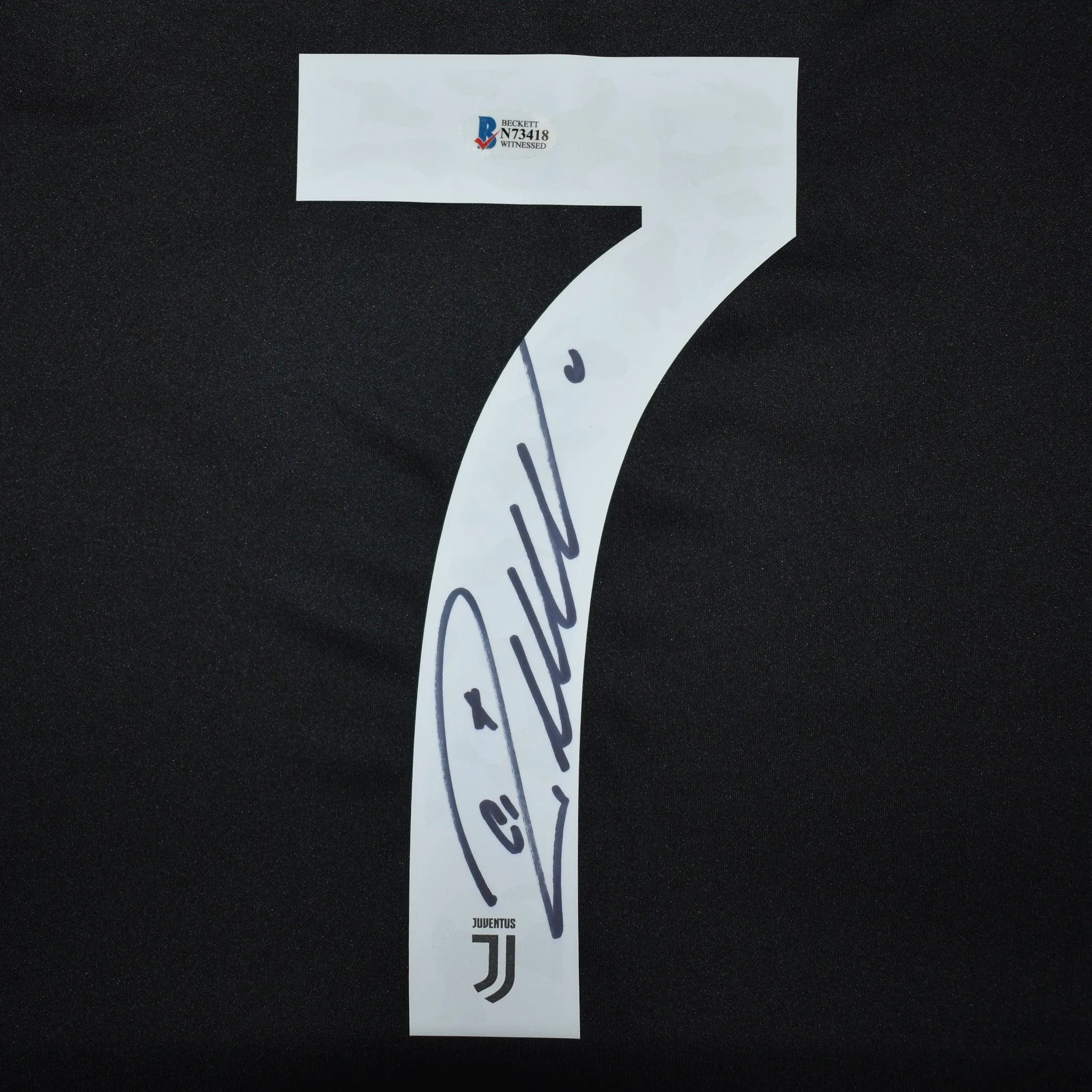 Cristiano Ronaldo Signed Juventes Jersey Black (Beckett)