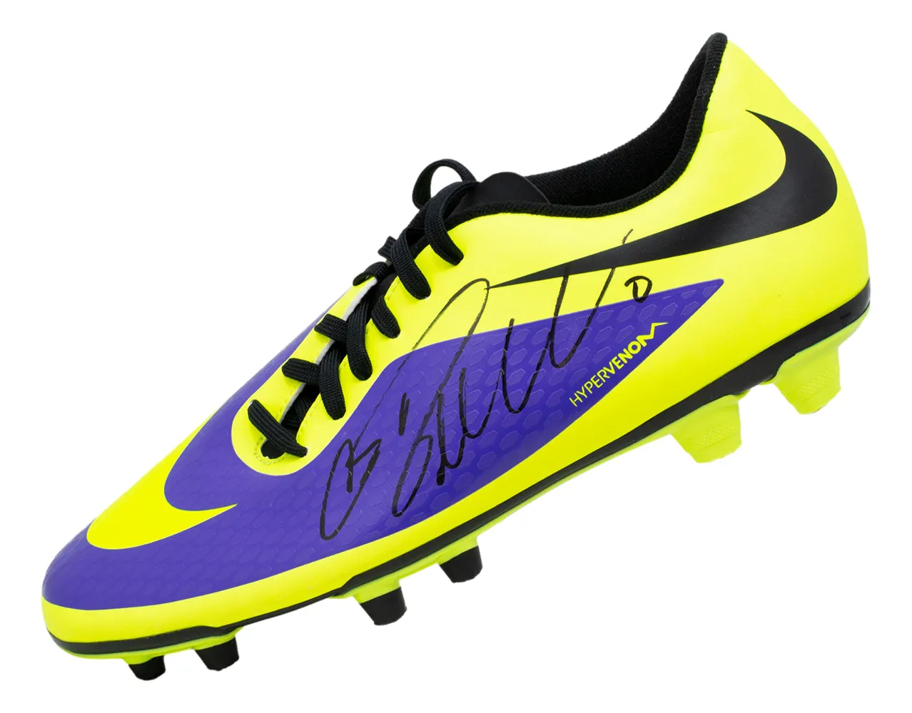 Cristiano Ronaldo Signed Left Yellow Nike HyperVenom Size 9 Soccer Cleat BAS LOA