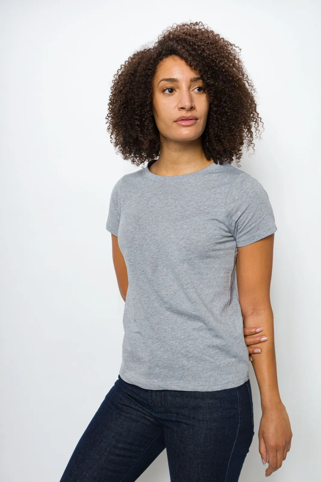 Daffodil Unbranded | Women's Anti-Stain Logo-less Pocket-less Tee