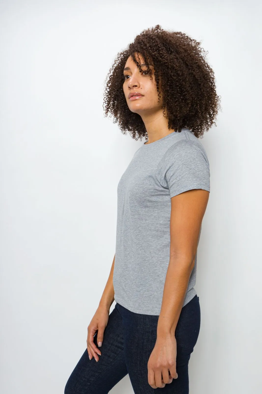 Daffodil Unbranded | Women's Anti-Stain Logo-less Pocket-less Tee