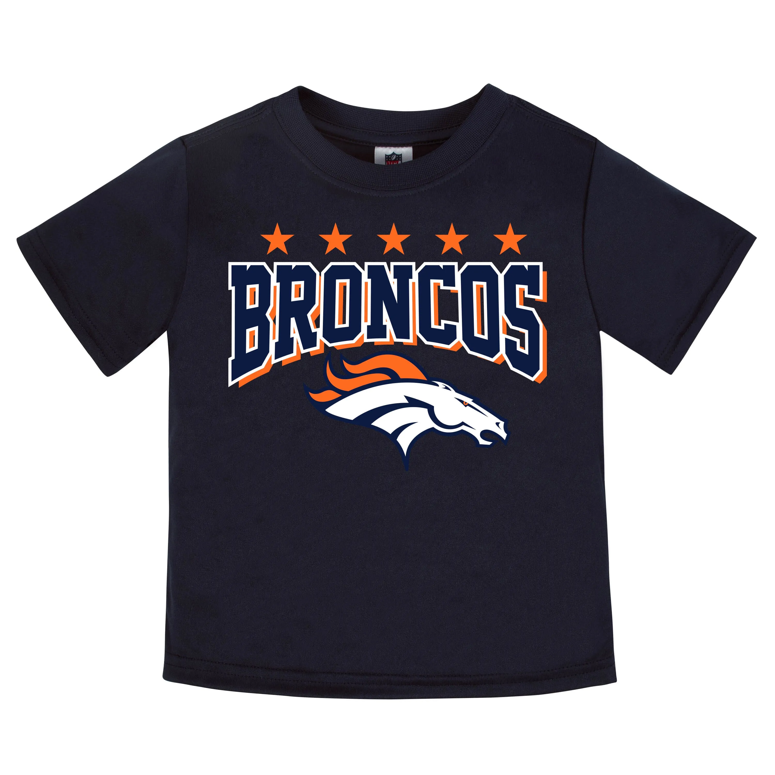 Denver Broncos Boys Short Sleeve Tee Shirt