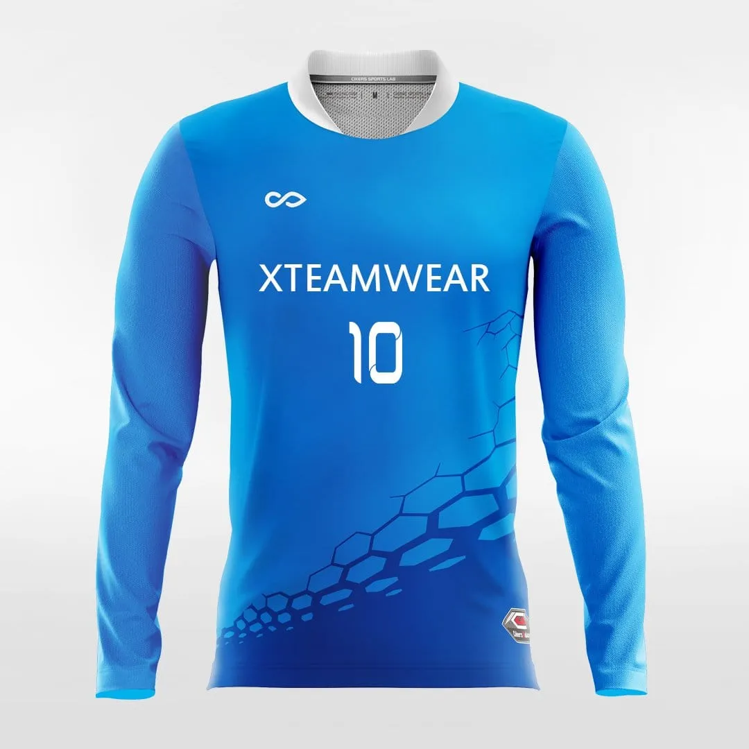 Dragon Vein - Customized Men's Long Sleeve Soccer Jersey