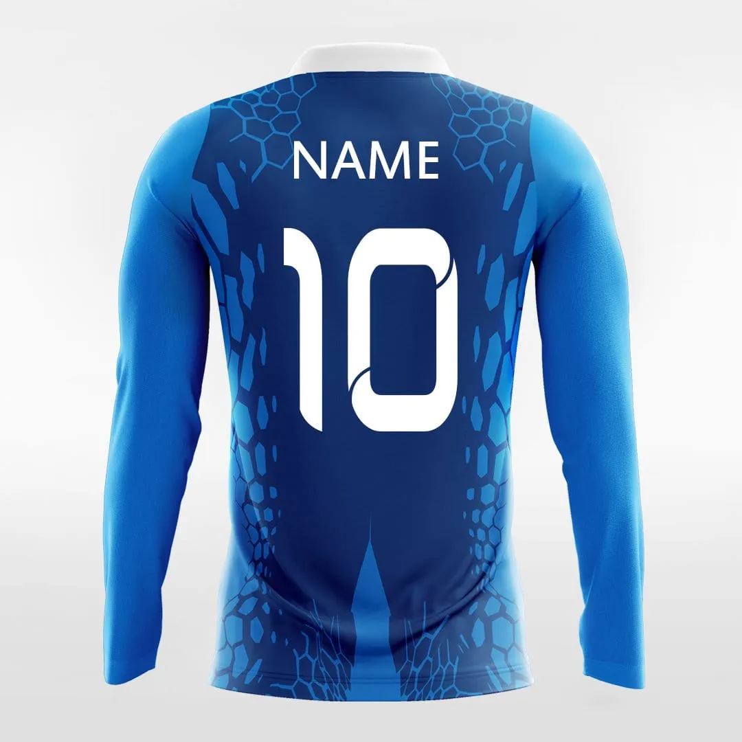 Dragon Vein - Customized Men's Long Sleeve Soccer Jersey