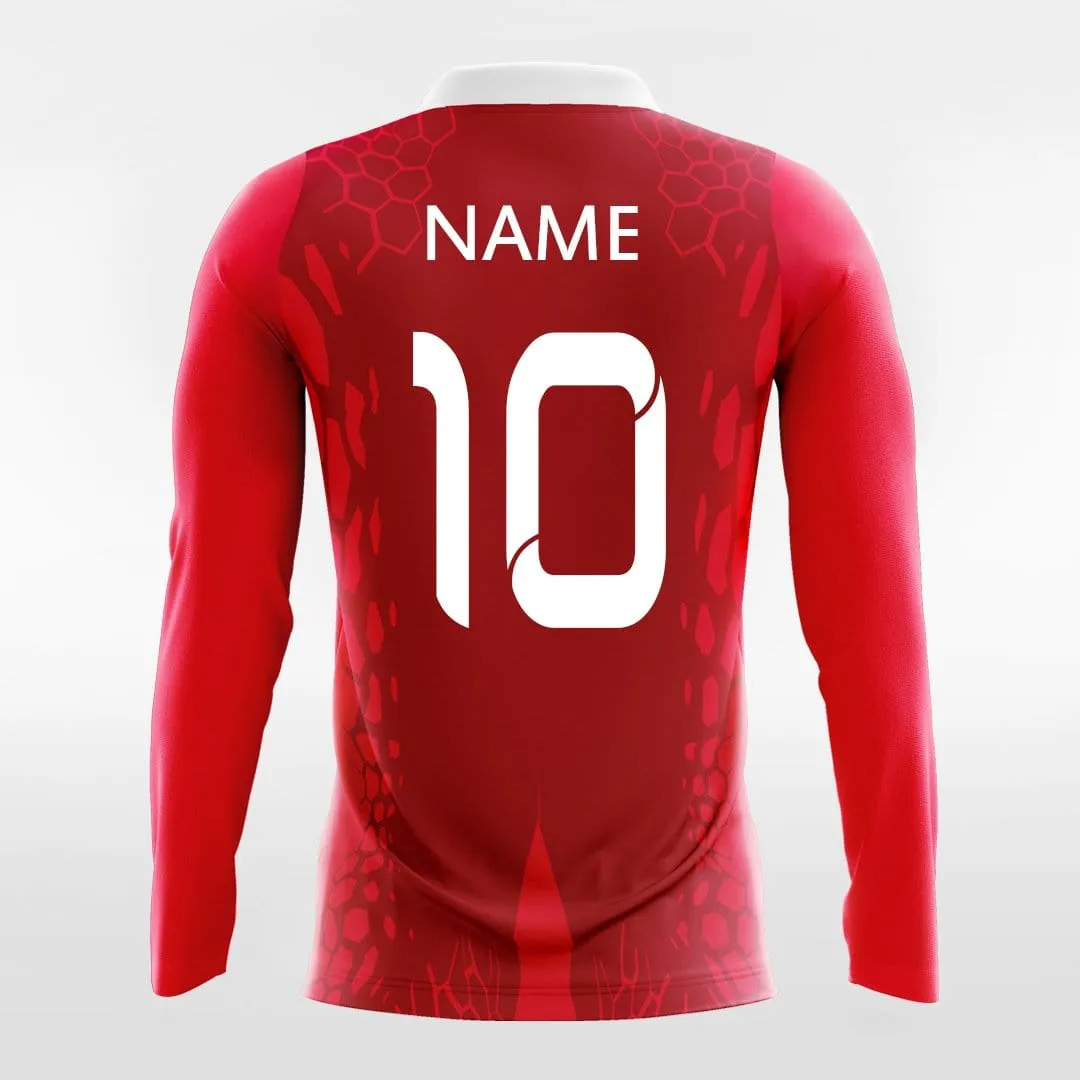 Dragon Vein - Customized Men's Long Sleeve Soccer Jersey