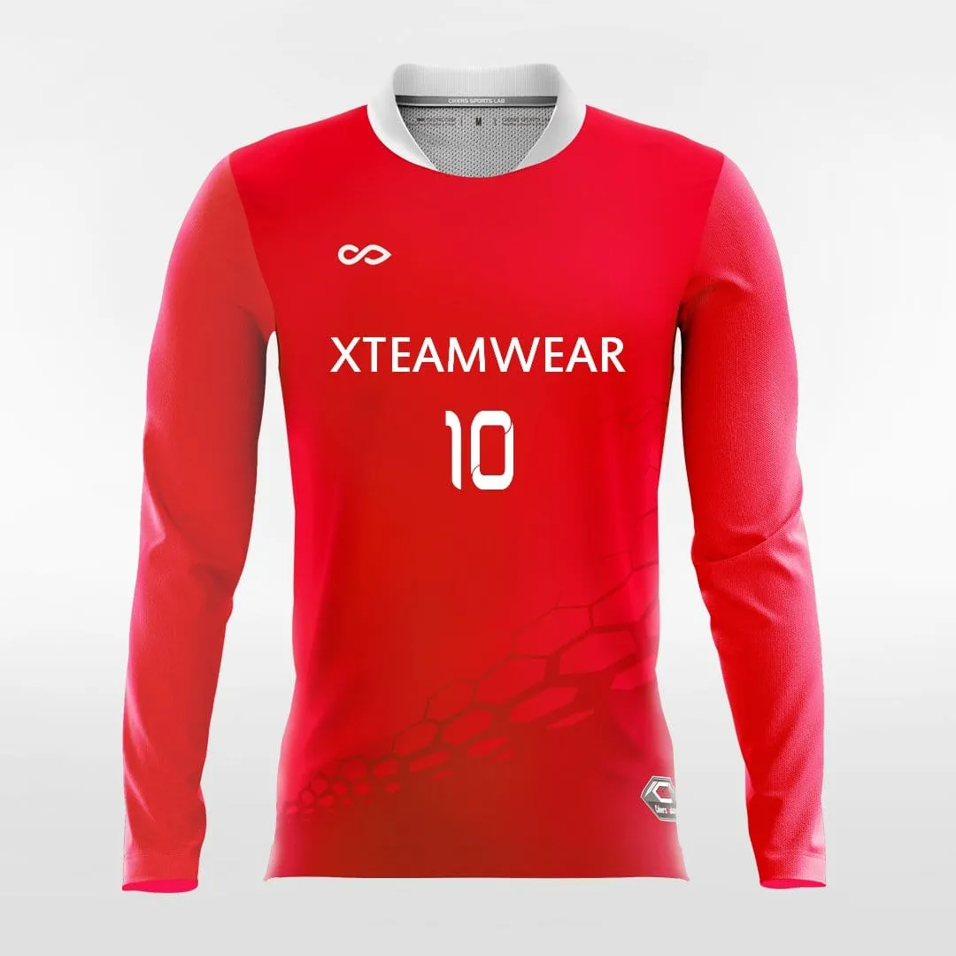 Dragon Vein - Customized Men's Long Sleeve Soccer Jersey