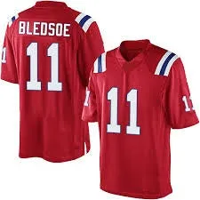 Drew Bledsoe New England Patriots Throwback Football Jersey