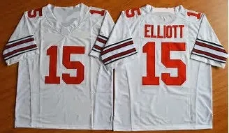 Ezekiel Elliott Ohio State Buckeyes College Football Throwback Jersey