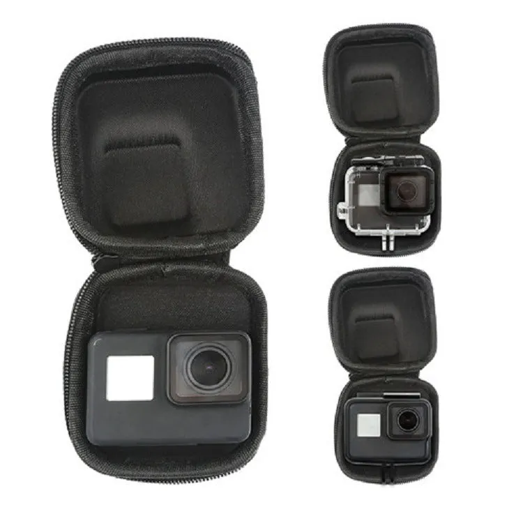 For Gopro5 6 7 Osmo Action Camera Bag Mini Storage Bag GoPro Accessories Pu Bag