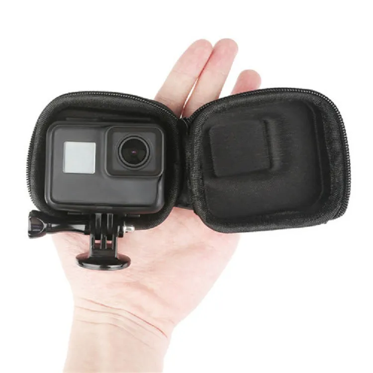 For Gopro5 6 7 Osmo Action Camera Bag Mini Storage Bag GoPro Accessories Pu Bag