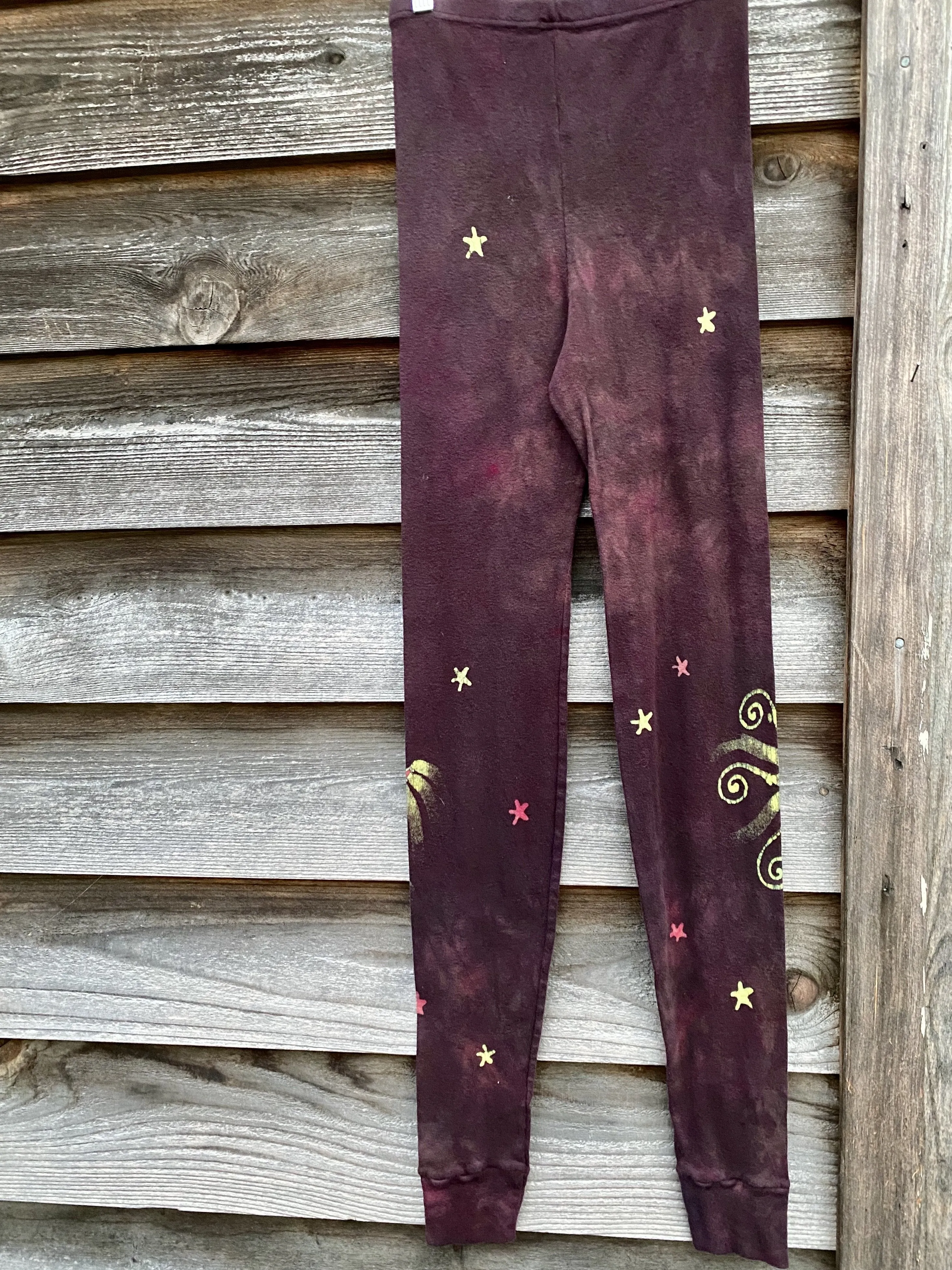 Galloping Into The Wilderness   PURE Cotton Batik Leggings