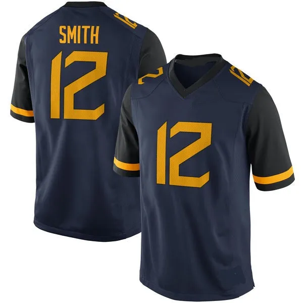 Geno Smith West Virginia Mountaineers College Throwback Football Jersey