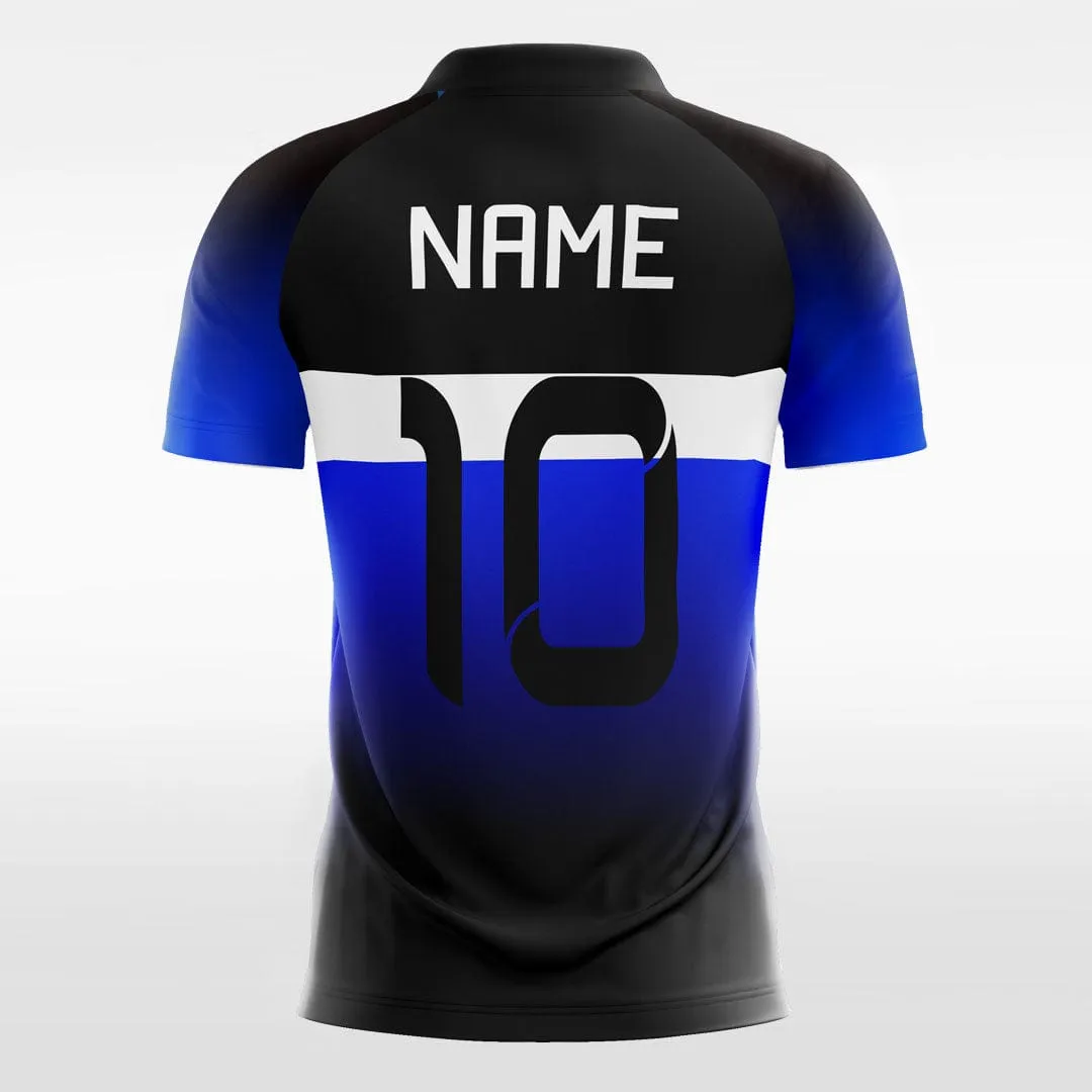 Gradient Blue - Custom Kids Soccer Jerseys Design Sublimated