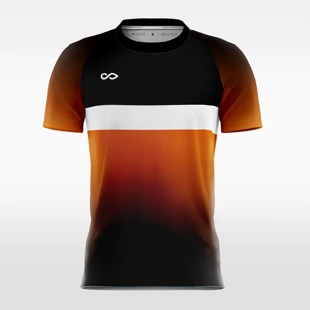 Gradient Split - Custom Kids Soccer Jerseys Design Orange