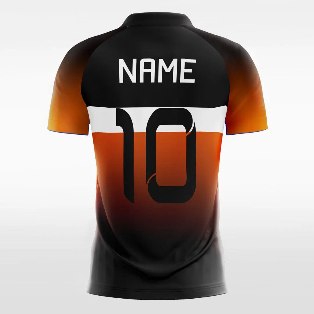 Gradient Split - Custom Kids Soccer Jerseys Design Orange