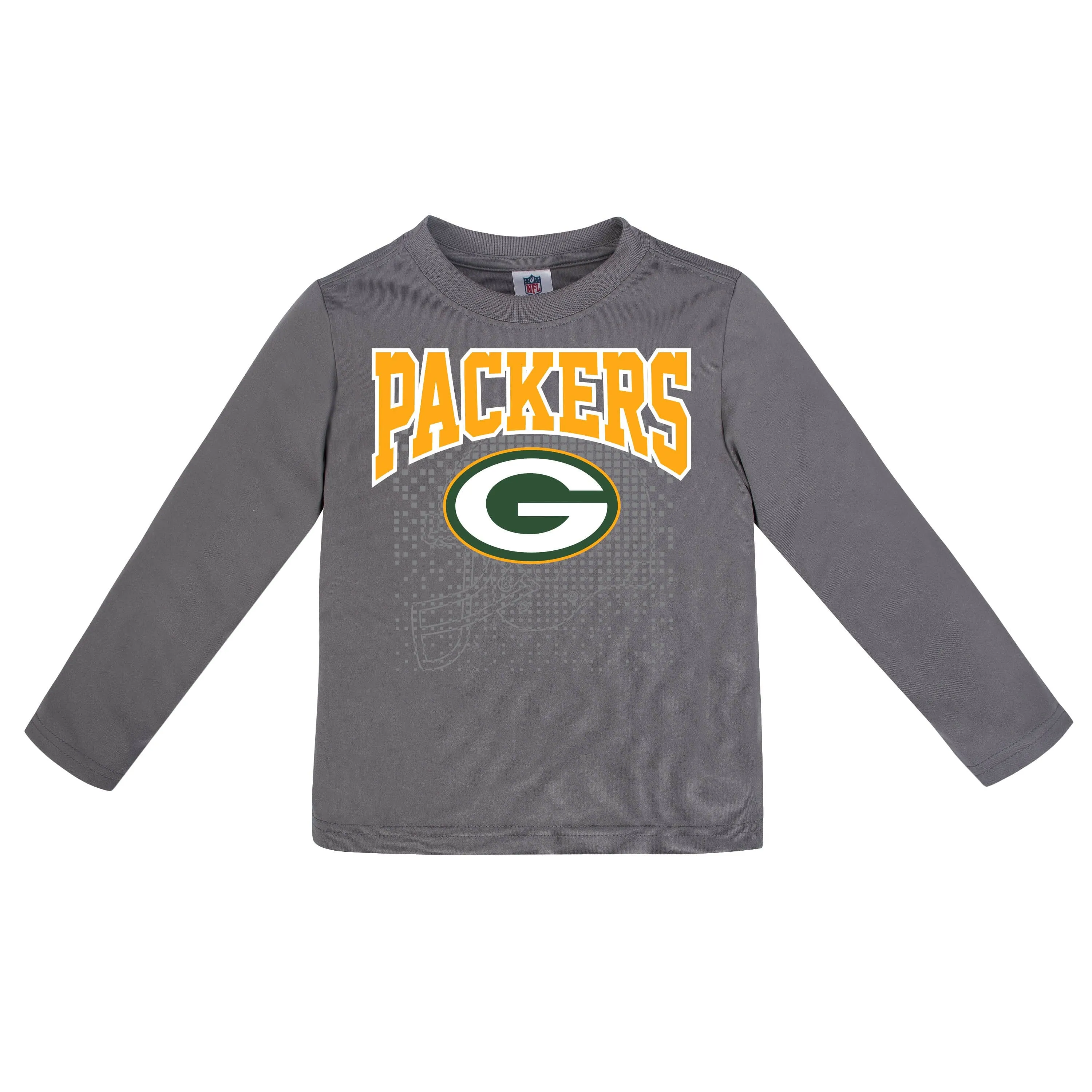 Green Bay Packers Boys Long Sleeve Tee Shirt