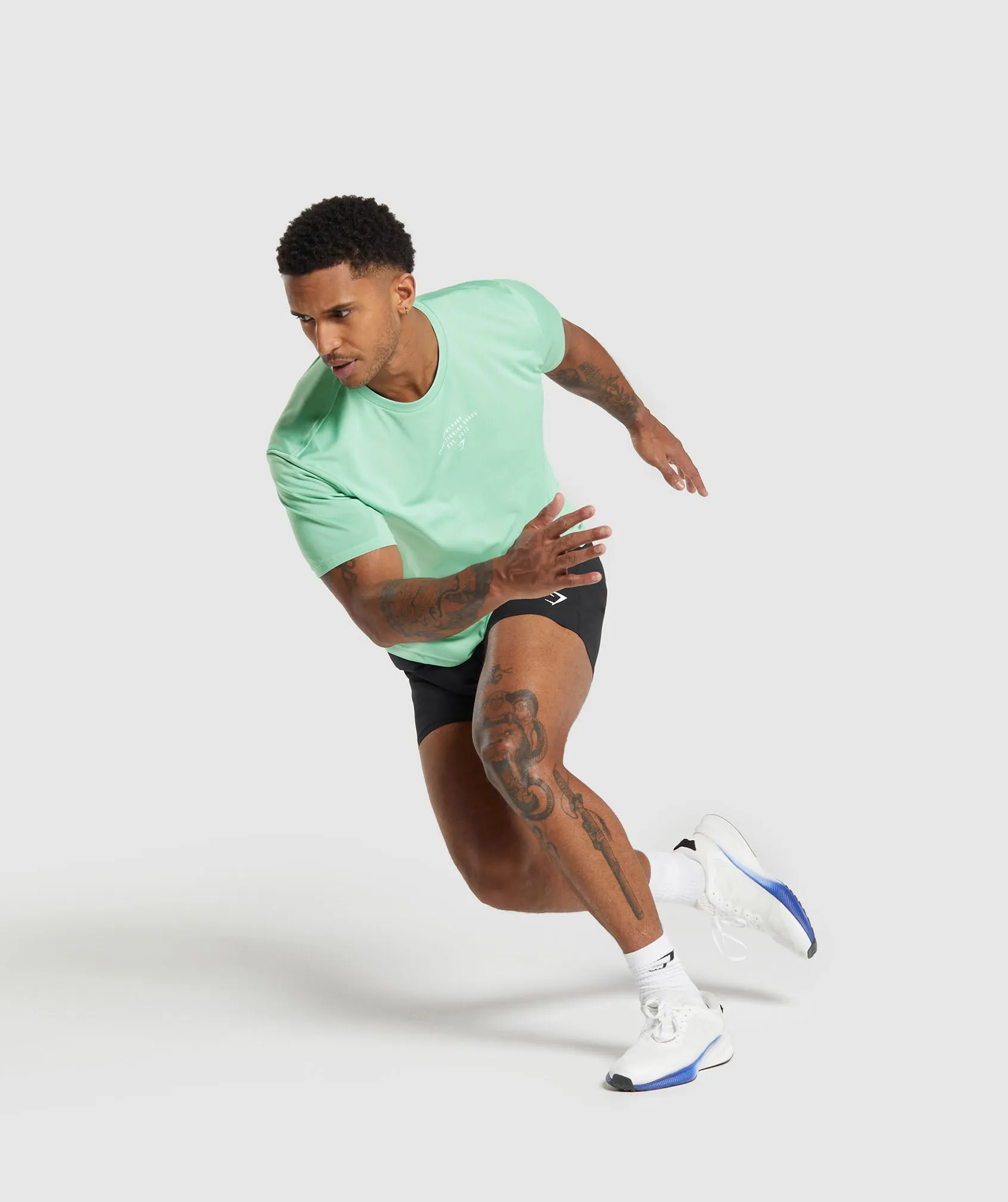 Gymshark Conditioning Goods T-Shirt - Lido Green