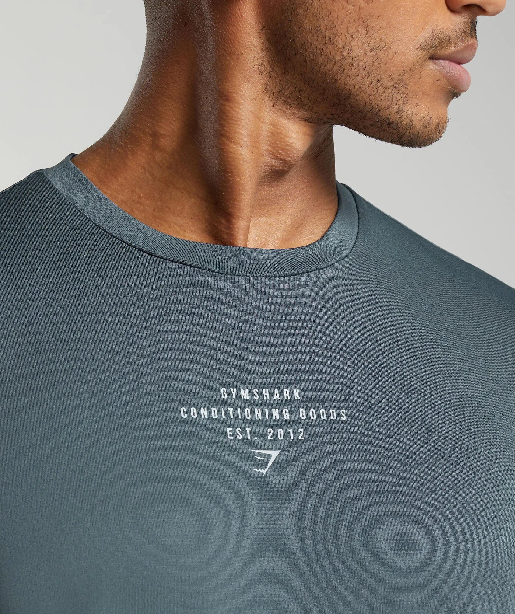 Gymshark Conditioning Goods T-Shirt - Titanium Blue