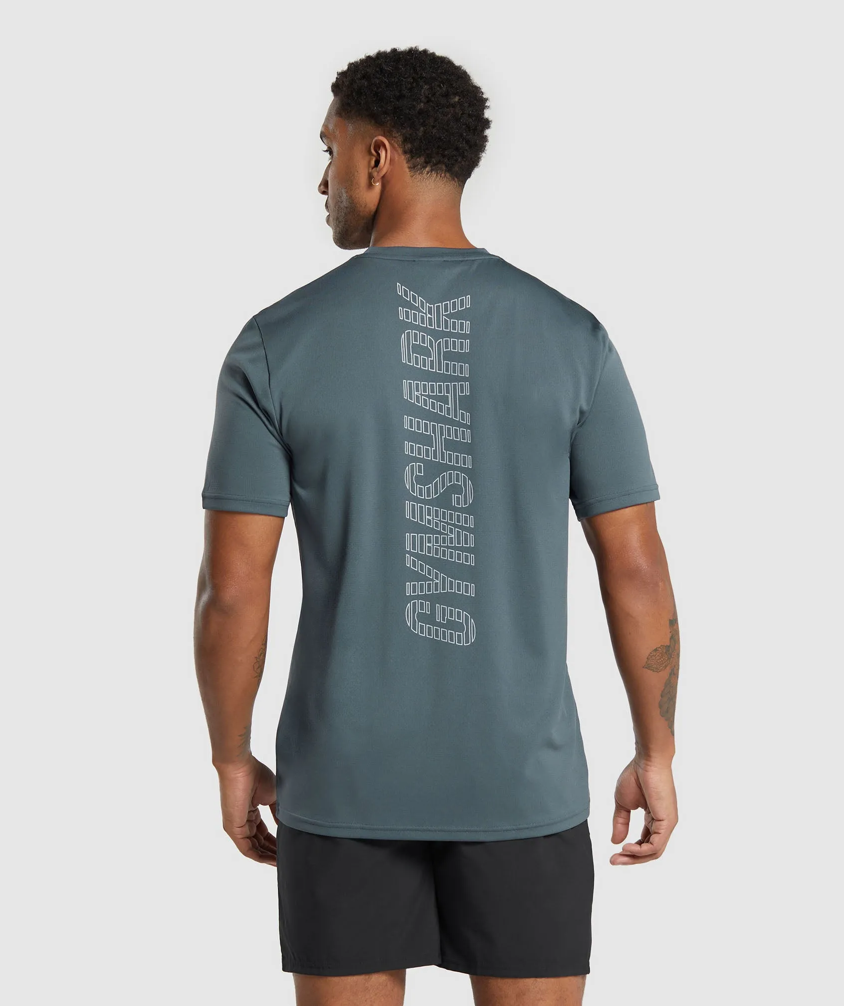 Gymshark Conditioning Goods T-Shirt - Titanium Blue