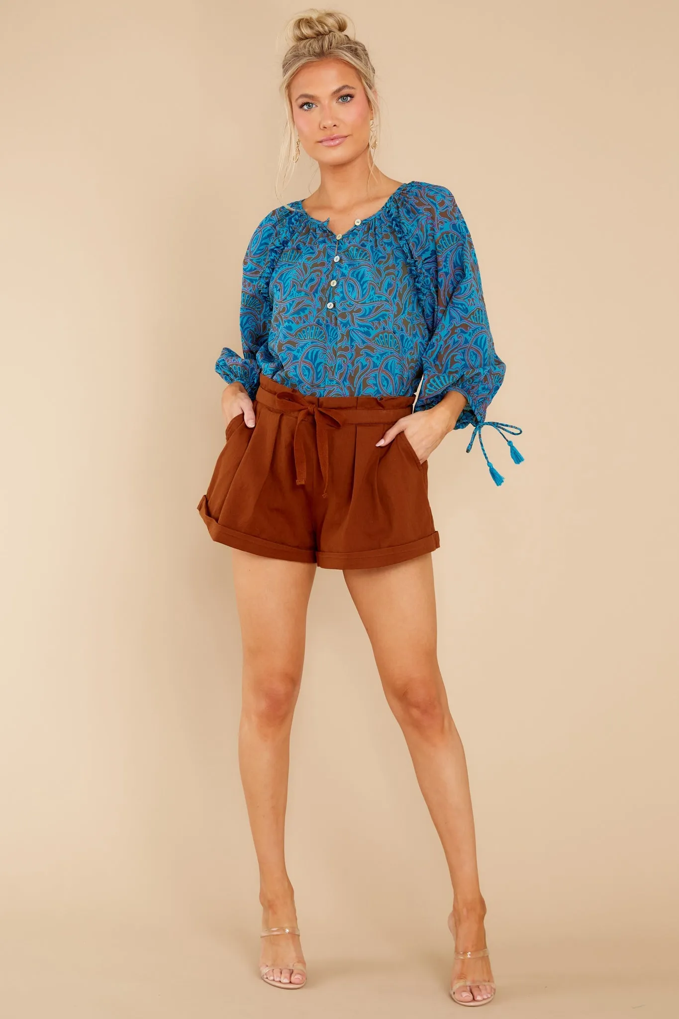 Harlee Camel Shorts